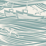 Whitby Wallpaper - High Tide - by Mini Moderns. Click for more details and a description.
