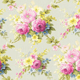 Embossed Blooms Wallpaper - Multi/Grey - by Albany. Click for more details and a description.