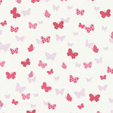 Dotted Butterflies Wallpaper - Pink - by Albany. Click for more details and a description.