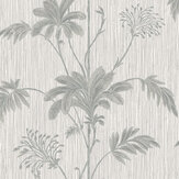 Grasscloth Wallpaper - Cream/Silver leaf - by Albany. Click for more details and a description.