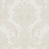 Amara Damask Wallpaper - Cream - by Albany. Click for more details and a description.