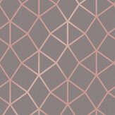Geo Trellis Wallpaper - Charcoal - by Albany. Click for more details and a description.