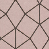 Geo Trellis Wallpaper - Rose Gold - by Albany. Click for more details and a description.