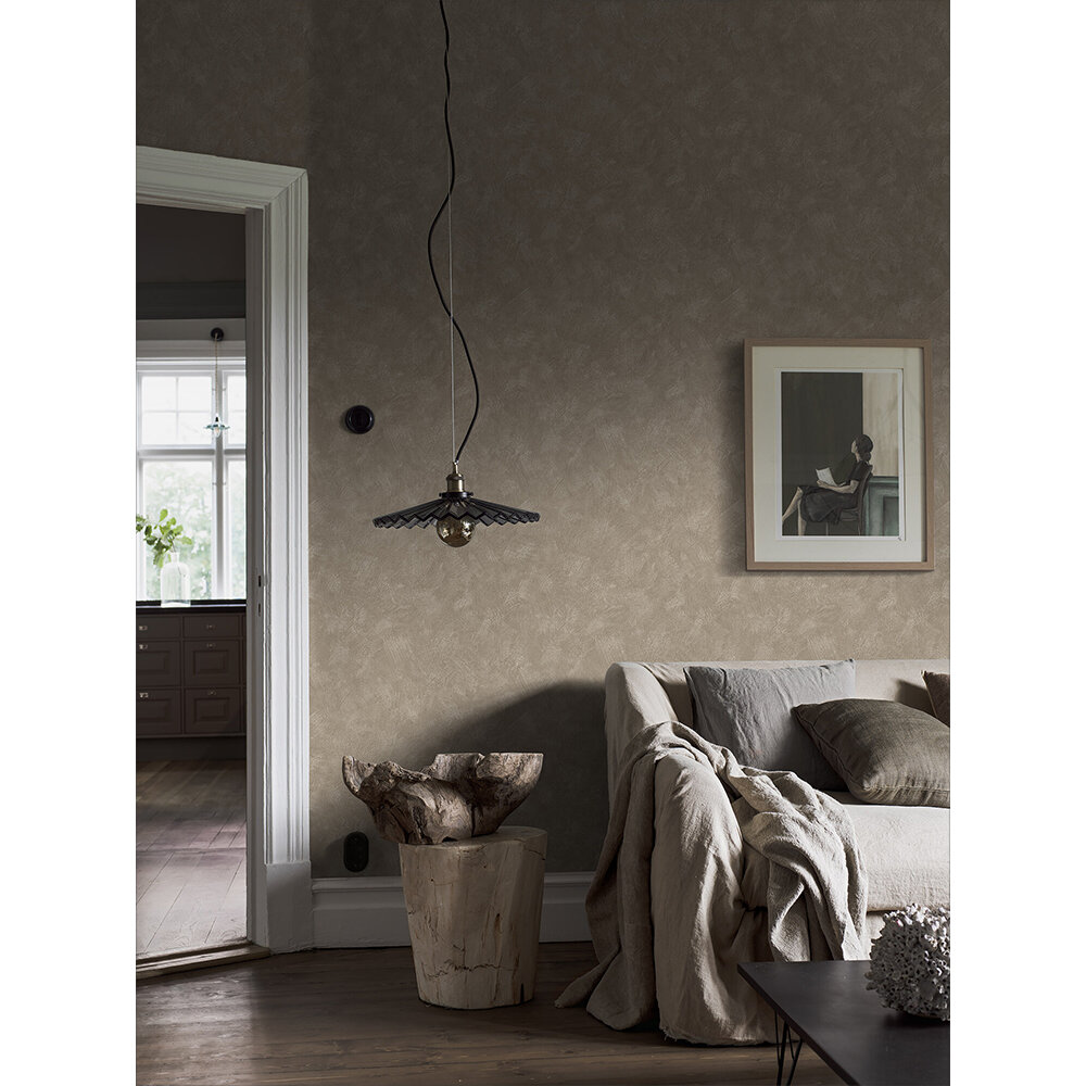 Painter´s Wall Wallpaper - Mole Grey - by Boråstapeter