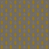 Art Deco Geometric Wallpaper - Brown / Yellow - by Galerie. Click for more details and a description.