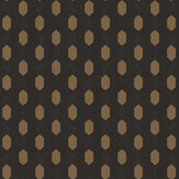 Art Deco Geometric Wallpaper - Dark Brown - by Galerie. Click for more details and a description.