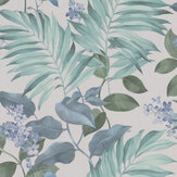 Eden Tropical Wallpaper - Aqua - by Albany. Click for more details and a description.