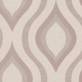 Quartz Geo Wallpaper - Rose Gold - by Albany. Click for more details and a description.