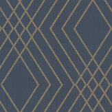 Shard Trellis Wallpaper - Navy - by Albany. Click for more details and a description.