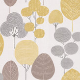 Scandi Forest Wallpaper - Yellow - by Albany