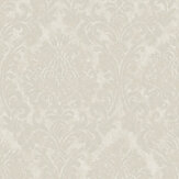 Chenille Damask Wallpaper - Cream - by Albany. Click for more details and a description.