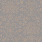 Glistening Damask Wallpaper - Rose Gold - by Albany. Click for more details and a description.