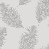 Fawning Feather Wallpaper - Grey / Silver - by Albany. Click for more details and a description.