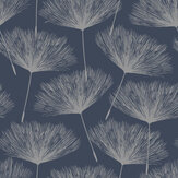 Glistening Fleur Wallpaper - Navy - by Albany. Click for more details and a description.