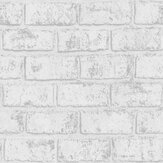 Glistening Brick Wallpaper - White - by Albany. Click for more details and a description.