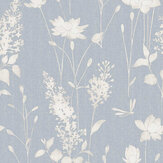 Dragonfly Garden Wallpaper - Chalk Blue - by Laura Ashley. Click for more details and a description.