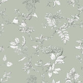 Elderwood Wallpaper - Sage - by Laura Ashley. Click for more details and a description.