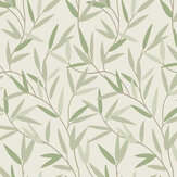 Willow Leaf Wallpaper - Hedgerow - by Laura Ashley. Click for more details and a description.