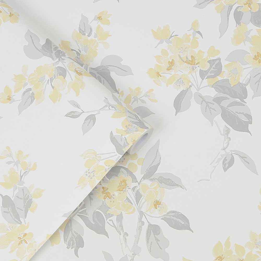 Apple Blossom Wallpaper - Sunshine - by Laura Ashley
