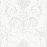 Josette Wallpaper - Silver - by Laura Ashley. Click for more details and a description.