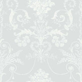 Josette by Laura Ashley - Silver - Wallpaper : Wallpaper Direct