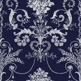 Josette Wallpaper - Midnight - by Laura Ashley. Click for more details and a description.