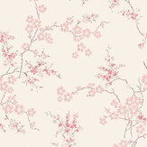 Oriental Blossom Wallpaper - Blush - by Laura Ashley. Click for more details and a description.