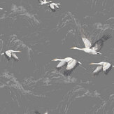 Animalia Wallpaper - Dark Steel - by Laura Ashley. Click for more details and a description.