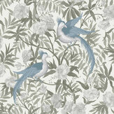 Osterley Wallpaper - Sage - by Laura Ashley. Click for more details and a description.