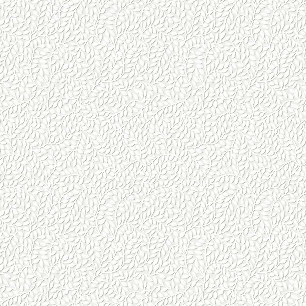 Little Vines Wallpaper - Paintable White - by Laura Ashley