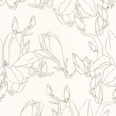 Magnolia Wallpaper - Juane - by Casadeco. Click for more details and a description.