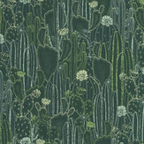 Cactaceae Wallpaper - Cactee - by Casadeco. Click for more details and a description.