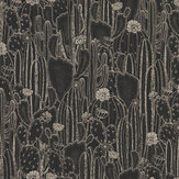 Cactaceae Wallpaper - Noir - by Casadeco. Click for more details and a description.