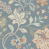 Alicia Wallpaper - Light Blue - by Boråstapeter. Click for more details and a description.