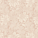 Acanthus Wallpaper - Pink/ Beige - by Boråstapeter. Click for more details and a description.