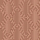 Garbo Wallpaper - Rusty Red/ Gold - by Boråstapeter. Click for more details and a description.