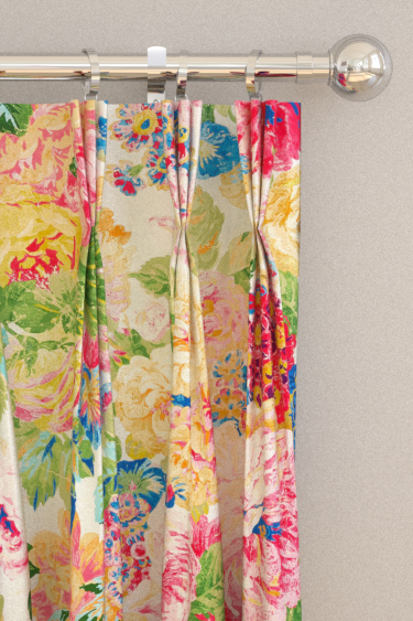 Very Rose and Peony Curtains - Multi - by Sanderson. Click for more details and a description.