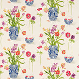 Tissu Painters Garden - Violette / cramoisi - Sanderson. Cliquez pour en savoir plus et lire la description.