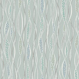 Schlager Wallpaper - Grey-Blue - by Boråstapeter. Click for more details and a description.
