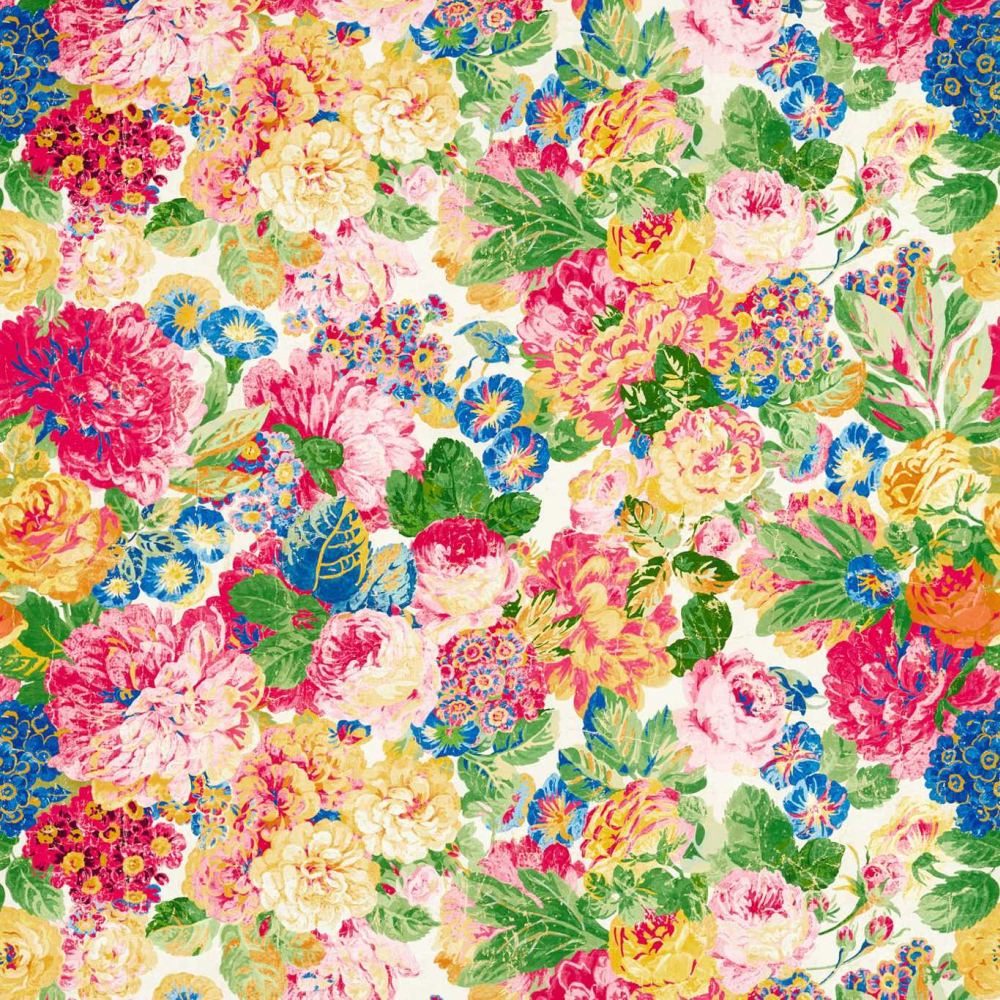 Very Rose and Peony Wallpaper - Multi-coloured - by Sanderson