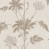 Grasscloth Wallpaper - Cream/Gold Leaf - by Albany. Click for more details and a description.