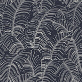 Broadleaf Wallpaper - Navy - by Galerie. Click for more details and a description.