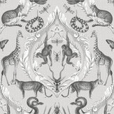 Menagerie Wallpaper - Grey - by Galerie. Click for more details and a description.