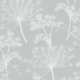 Cow Parsley Wallpaper - Mineral - by Stil Haven. Click for more details and a description.