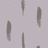 Feather Wallpaper - Dusky Lilac - by Stil Haven. Click for more details and a description.