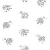 Baa Baa Sheep Wallpaper - White - by Stil Haven. Click for more details and a description.