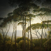 Classic Italian Landscape Set of 3 panels Mural - Green - by Anaglypta. Click for more details and a description.