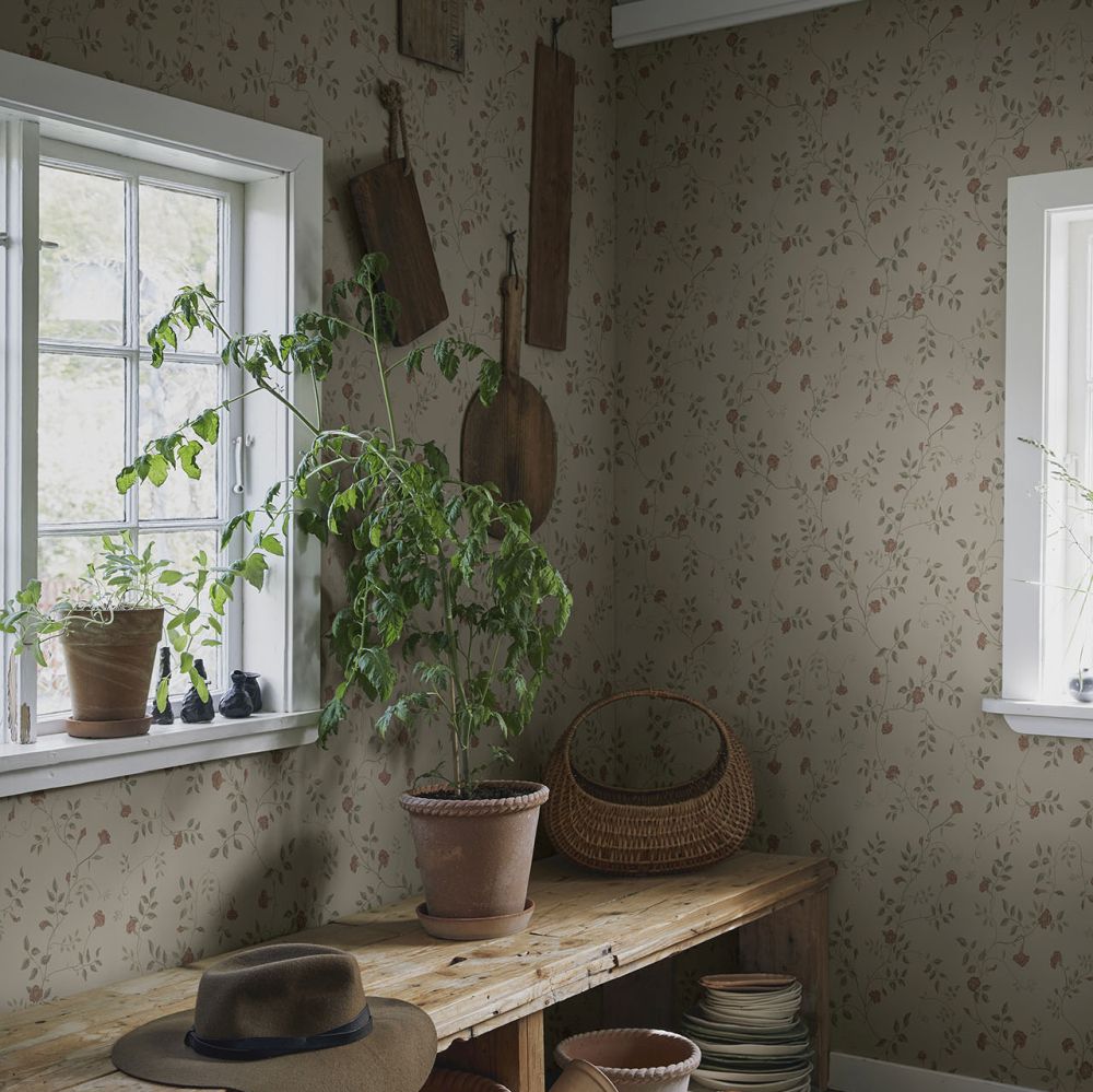 Henny Wallpaper - Ginseng - by Sandberg