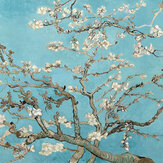 Almond Blossom Set of 8 panels Mural - Blue - by Anaglypta. Click for more details and a description.