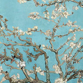 Almond Blossom Set of 3 panels Mural - Blue - by Anaglypta. Click for more details and a description.
